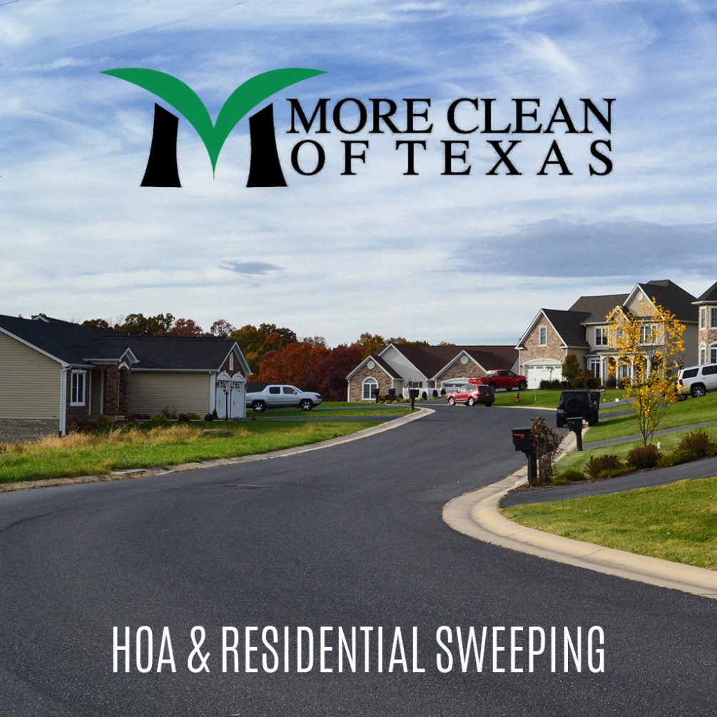 Protect Residential Areas in Abilene, Texas, with HOA Sweeping