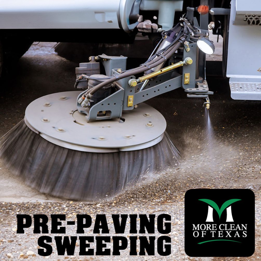 Pre-Paving Sweeping for Smoother Roads in Abilene, Texas